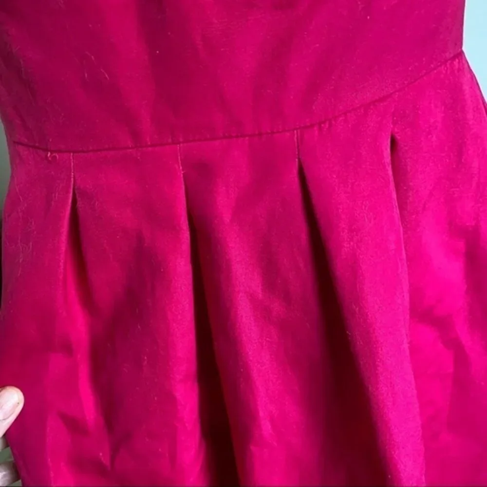 Crew Hot Pink Halter A-line Pinup dress​​​​​ - Picture 2 of 5